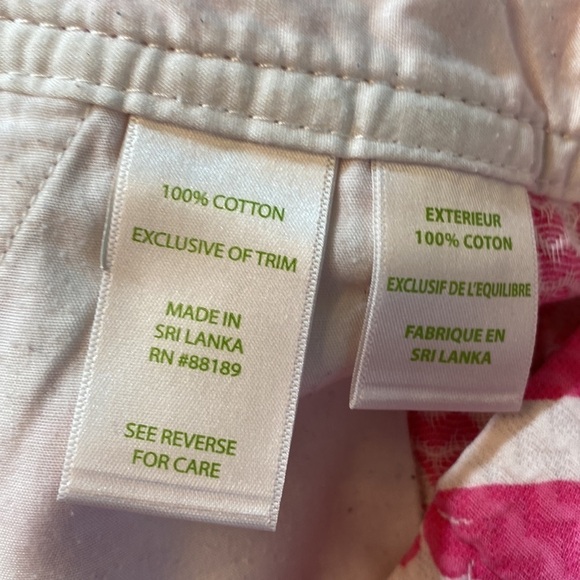 Lilly Pulitzer The Walsh Shorts in Pink Yacht Sea Geometric sz 2 - Picture 9 of 11